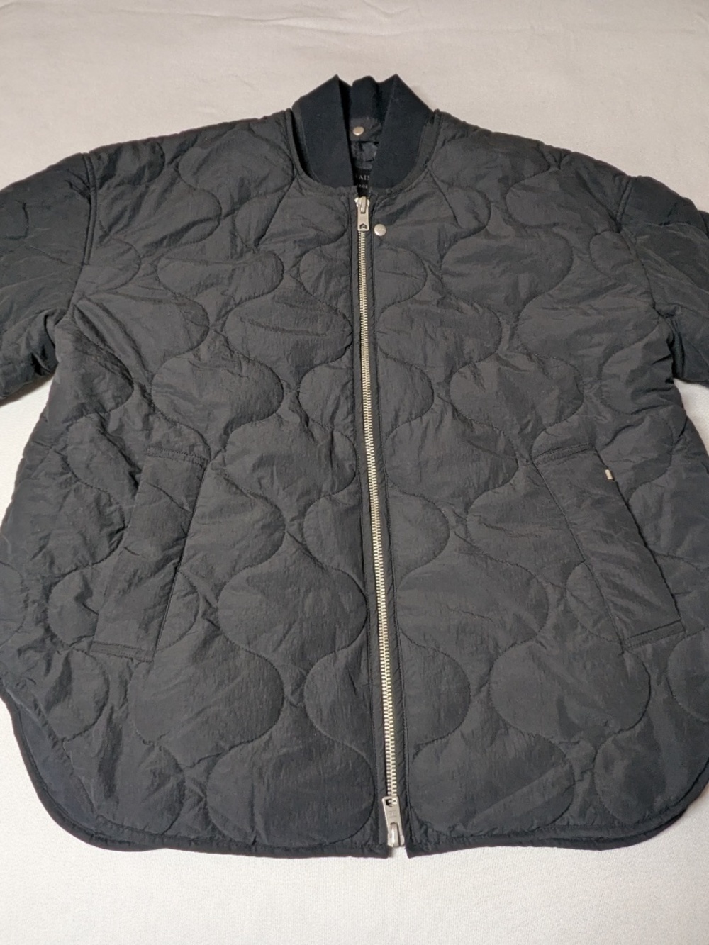 NWT AllSaints Jiro Quilted Oversized Jacket - Size Large